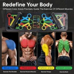 14 in 1 Board Push-up Bar